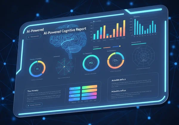 AI-powered report showing personalized cognitive insights