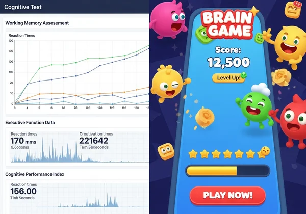 scientific cognitive test vs casual brain game