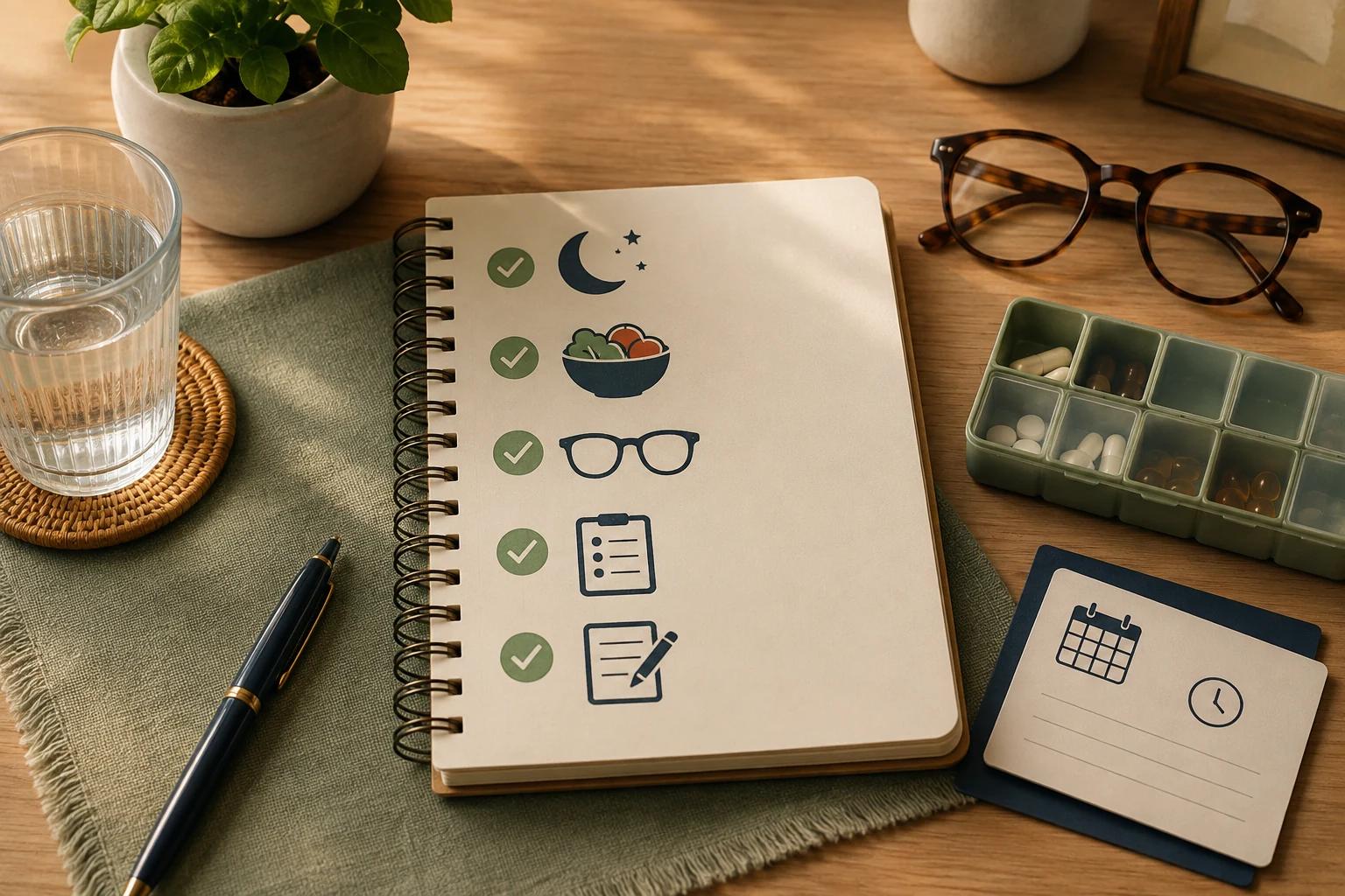 Exam preparation checklist
