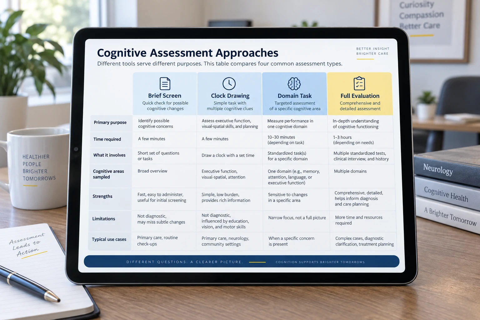 Cognitive tools comparison
